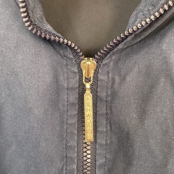 Ashworth Weather Systems Navy Half Zip Windbreaker Jacket with Pockets size XXL - Picture 5 of 7